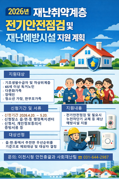 3 이천시 재난취약계층 대상 전기안전점검 및 재난예방시설 지원사업 추진.png
