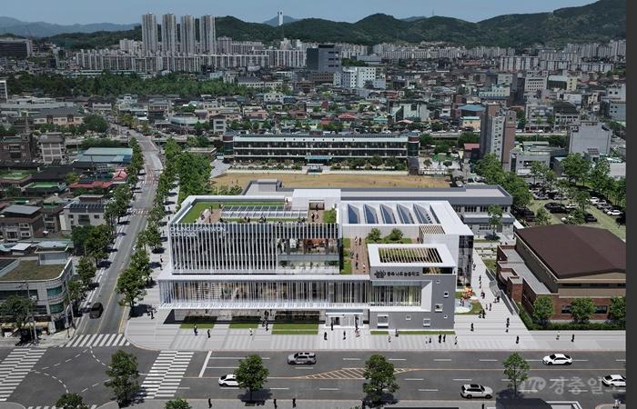 260601 (추가)충주삼원초 학교복합시설 건립 설계공모 당선작 선정(조감도).jpg