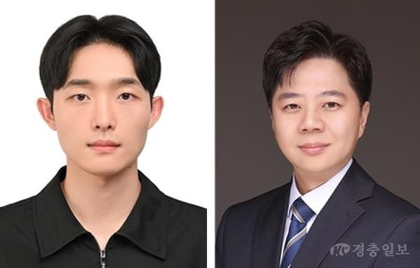 국립한밭대학교 응용소재공학과 하지훈 석사과정생과 신소재공학과 김정환 교수.jpg