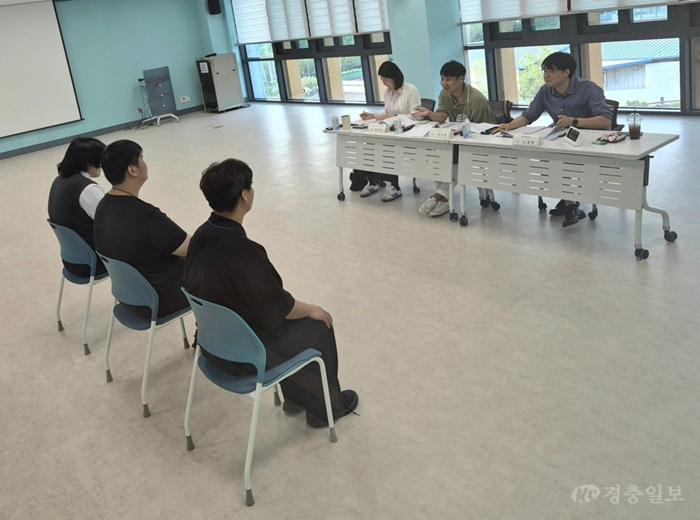 특수교육원, 특수교육대상학생 취업 대학진학 모의면접 지원(사진1).jpg