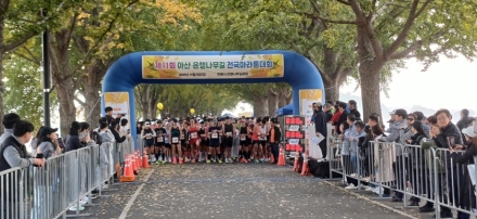 아산시 ‘제11회 아산 은행나무길 전국 마라톤대회’ 개최
