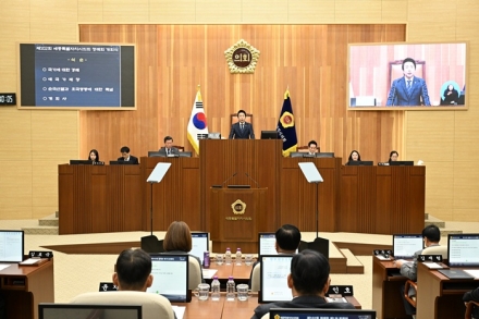세종시의회 제102회 정례회 개회…내달 15일까지 진행