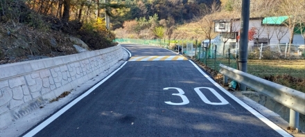 천안시, 목천읍 서흥리 농어촌도로 준공… 편의성 향상 기대