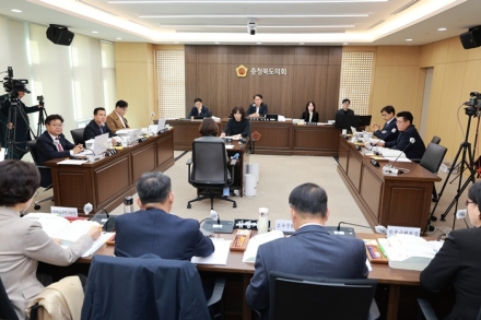 충북도의회 교육위, 제2회 추가경정 예산안 등 심사