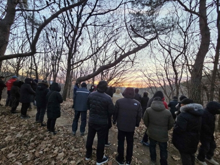 영동 매곡면 괘방령 해맞이 행사 성료