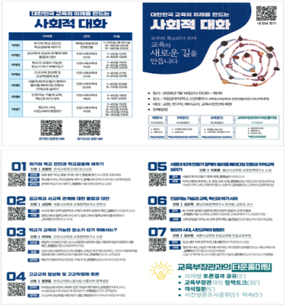 세종시교육청,  ‘대한민국 교육의 미래’ 사회적 대화 개최