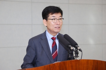 윤건영 교육감, 3월 월례조회서 ‘화합·관계 중심 교육’ 강조