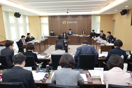 충북도의회 교육위, 교육청 1회 추경 1억 1,700만 원 삭감