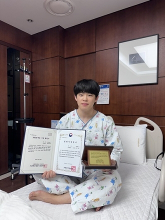 15년 전 약속 지킨 경찰…조혈모세포 기증으로 10대 생명 살렸다