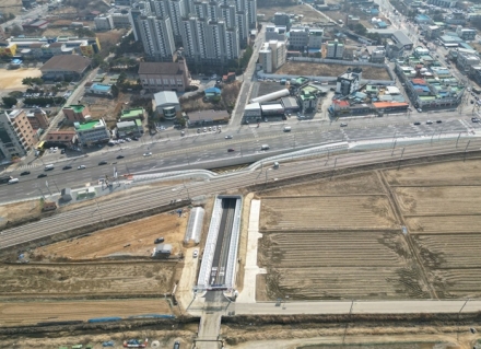 청주시, 석화건널목 입체화사업 완료… 23일 전면 개통