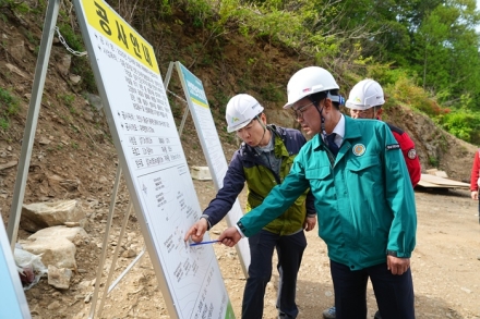 김석필 천안시장 권한대행, 풍세산단·풍서천 등 재해복구 현장 점검
