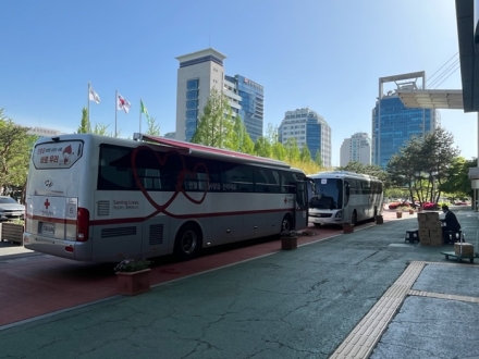대전시, 시청 앞 ‘사랑의 단체헌혈’…혈액 수급 안정 앞장
