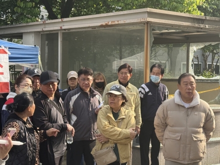 최민호 세종시장후보, 조치원 화재 현장서 주민 곁 지켜