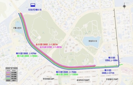 청주시, 오창 공동구 상수관로 복선화 사업 추진 본격화