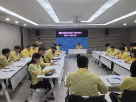 아산시, 여름철 자연재난 대응체계 가동