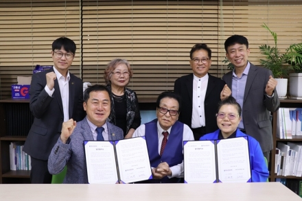 괴산증평교육지원청, 소월·경암문학예술기념관과 업무협약 체결