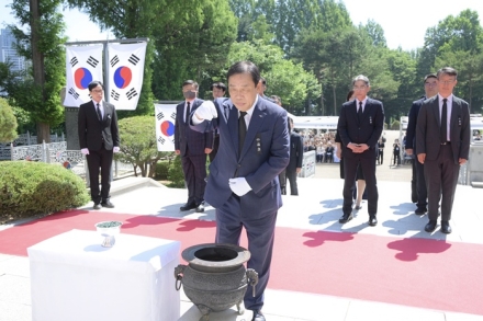 세종시, 제71회 현충일 추념식 거행…순국선열 희생정신 기려