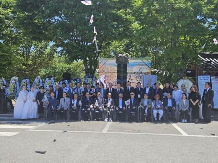 아산시, ‘순국 90주기 곽한일 의병장 추모행사’ 거행