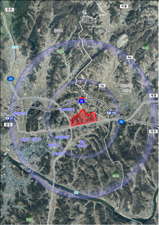 충남도, 공주 송선·동현지구 토지거래허가구역 해제