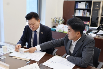 최재형 보은군수, 충북도 인수위 방문…민선 9기 핵심사업 지원 요청