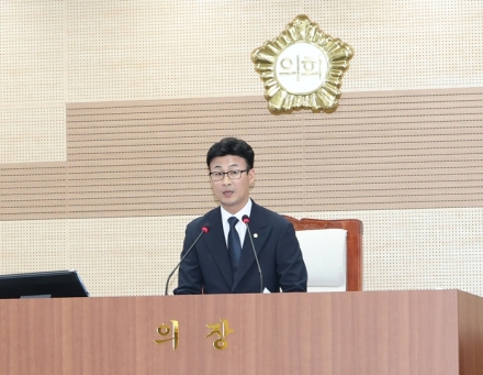아산시의회, 전반기 원구성 완료…안정근 의장·윤원준 부의장 선출