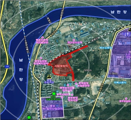 충주 목행동 옛 코스모신소재 사택 부지, 1,554세대 대단지 아파트 들어선다