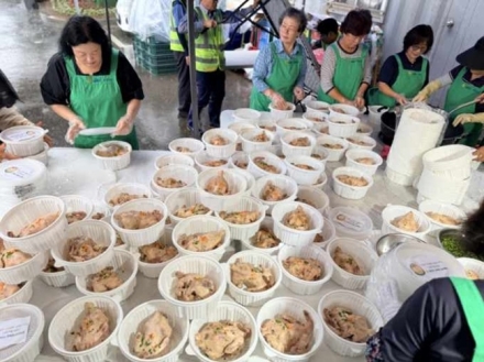 평택 청북읍 새마을단체, 어르신 삼계탕 나눔 봉사