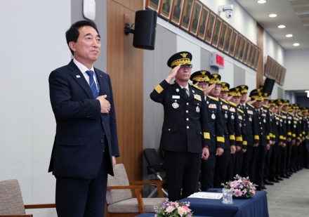 충남소방 새내기 58명 첫 출발…“도민 생명 지키는 든든한 버팀목 되겠다”
