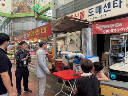 대전시, 전통시장 폭염저감시설 현장점검…31일까지 14곳 순차 점검