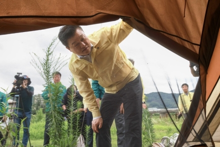 신용한 지사, 행락철 대비 하천·계곡 현장 점검