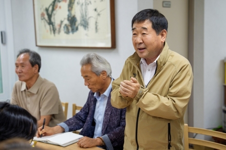 이재영 증평군수, 104개 경로당 돌며 주민 의견 청취