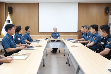 김홍근 세종경찰청장, 치안약자 보호 현장 직접 점검