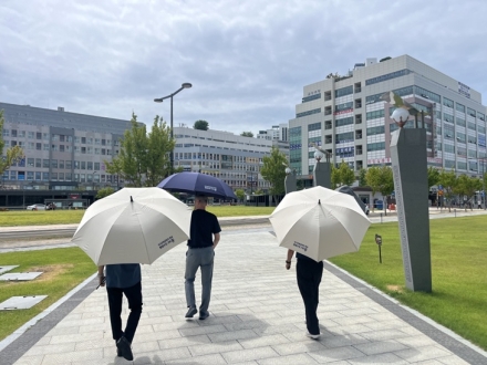 세종시, 폭염 대비 시청·읍면동 청사에 양우산 비치