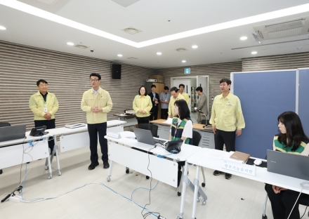 아산시의회, 2026년 을지연습 상황실 방문해 근무자 격려