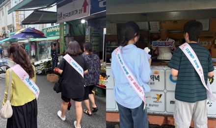 아산시, 주요 관광지·전통시장 물가안정 현장점검