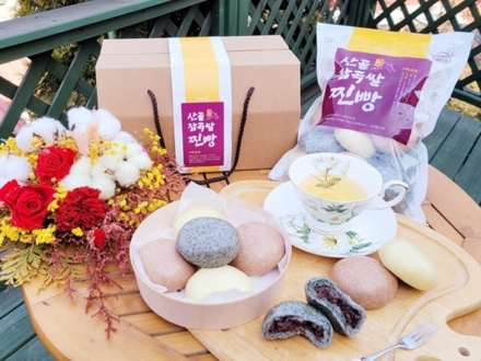 괴산군 ‘잡곡 삼색빵’ 기술이전 재계약…지역 일자리 창출 지속