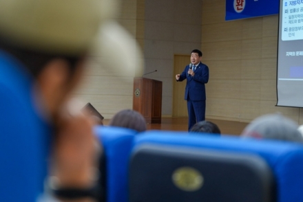 이재영 증평군수, 청주대서 “최고보다 최초가 되어라”