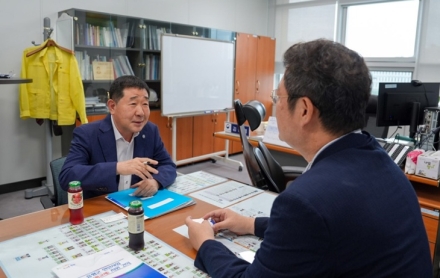 이재영 증평군수, 행안부 찾아 재정 확충·현안사업 지원 건의