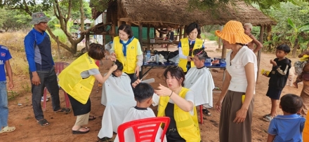 영동군자원봉사센터, 캄보디아서 해외봉사활동