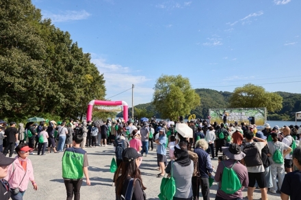 아산시, 제3회 궁평저수지 맨발 황톳길 걷기대회 마무리