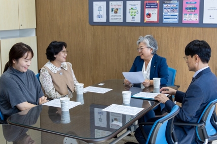 강미애 세종교육감, 추석 앞두고 복지시설·군부대 위문