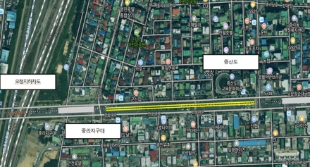 대전 트램 3공구 공사로 한밭대로 추가 부분 통제