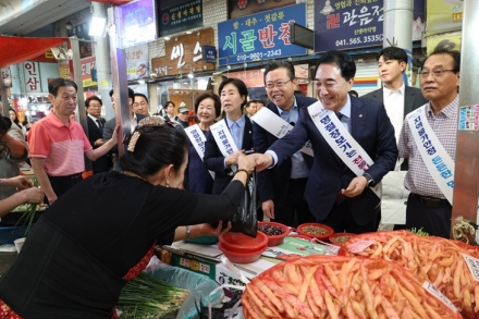 박수현 충남지사, 추석 앞두고 천안·논산·금산 민생 현장 ‘광폭 행보’