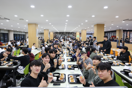 충북대, 중간고사 앞둔 학생들에 ‘열공야식’으로 응원