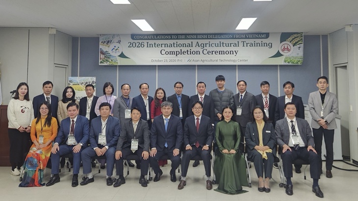 아산시, 베트남 닌빈성 국제농업연수 성료…농업기술 교류·협력 강화