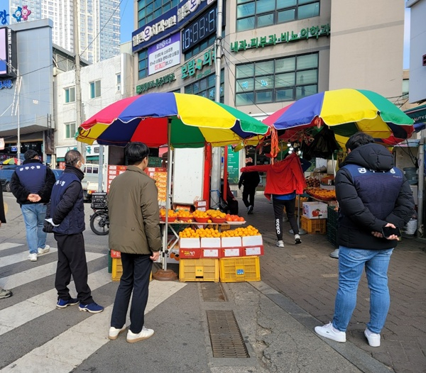 평택시, 안전한 보행권 확보를 위한 ‘노점 행위 일제 정비’ 실시