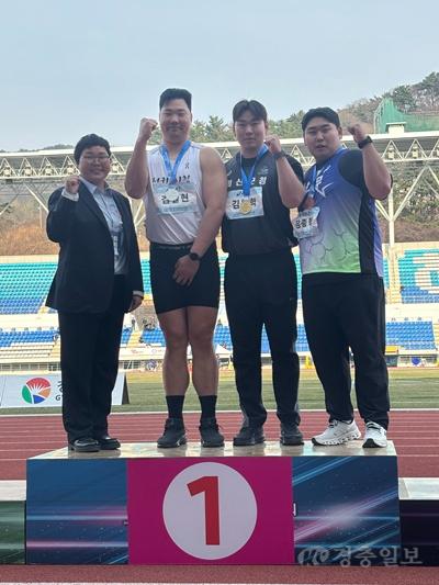 괴산군청 육상팀, ‘2026 김해 KTFL 전국실업육상경기대회’서 금1·동1 획득