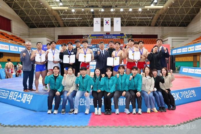 증평군, 제27회 증평인삼배 전국장사씨름대회 성료