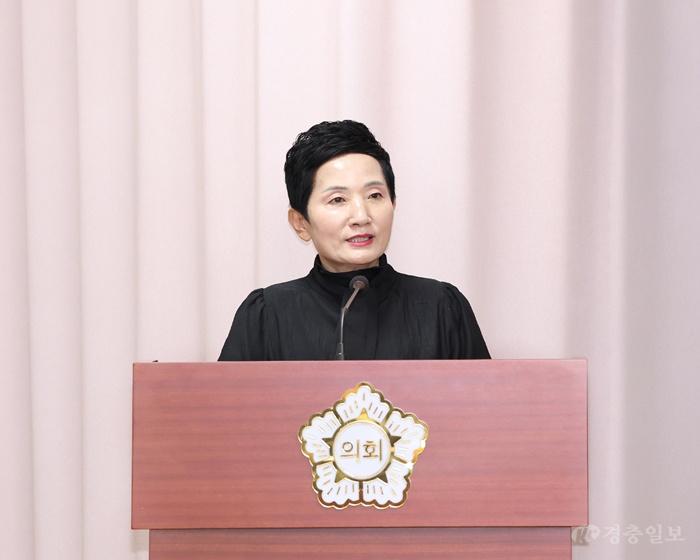 이기애 의원, 아산시 청렴도 향상 지원 조례안 상임위 통과