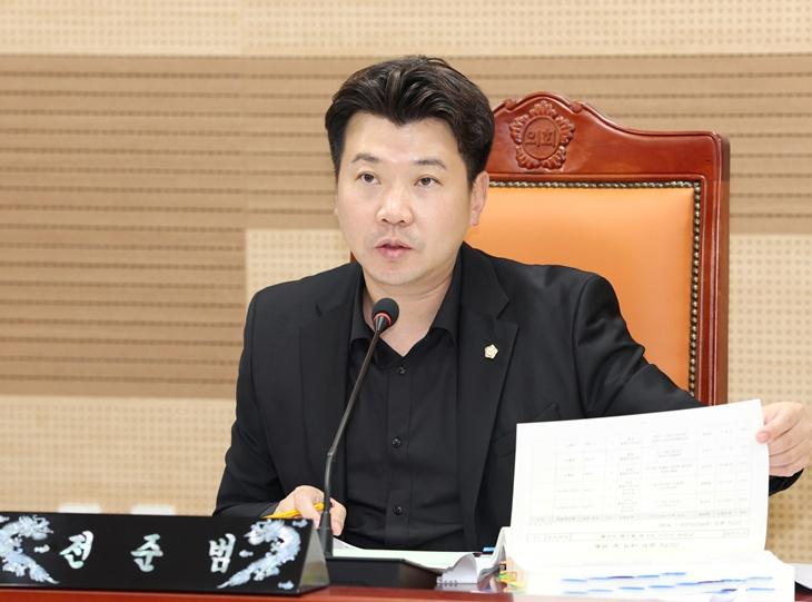 전준범 아산시의회 위원장, ‘동암지구’ 조속한 사업 추진 촉구